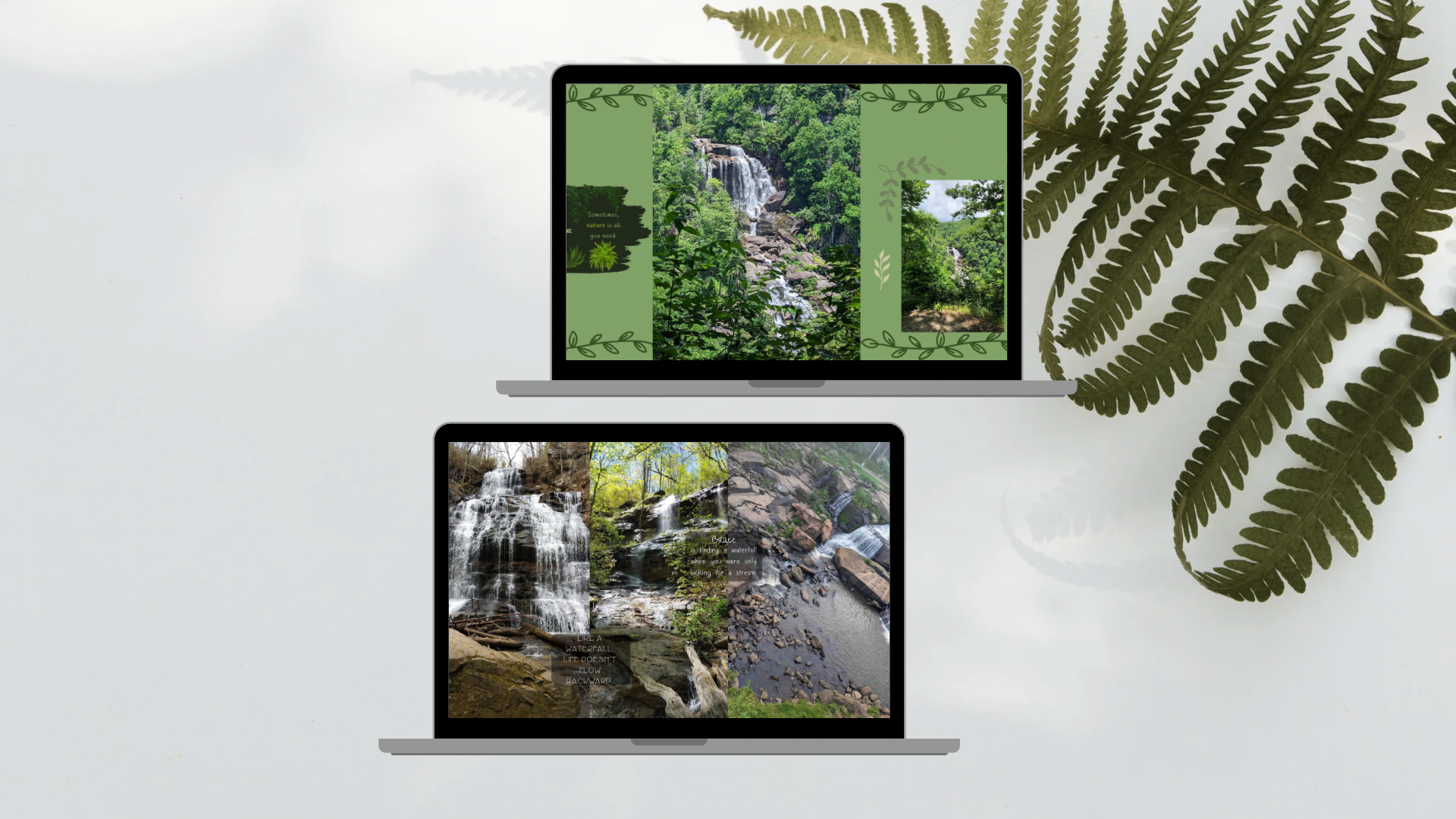 Waterfall Scene Desktop Wallpaper Pack